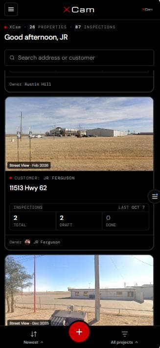 XCam on a phone